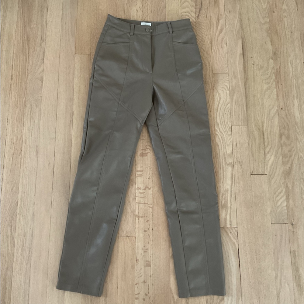 Wilfred aritizia vegan leather pants
